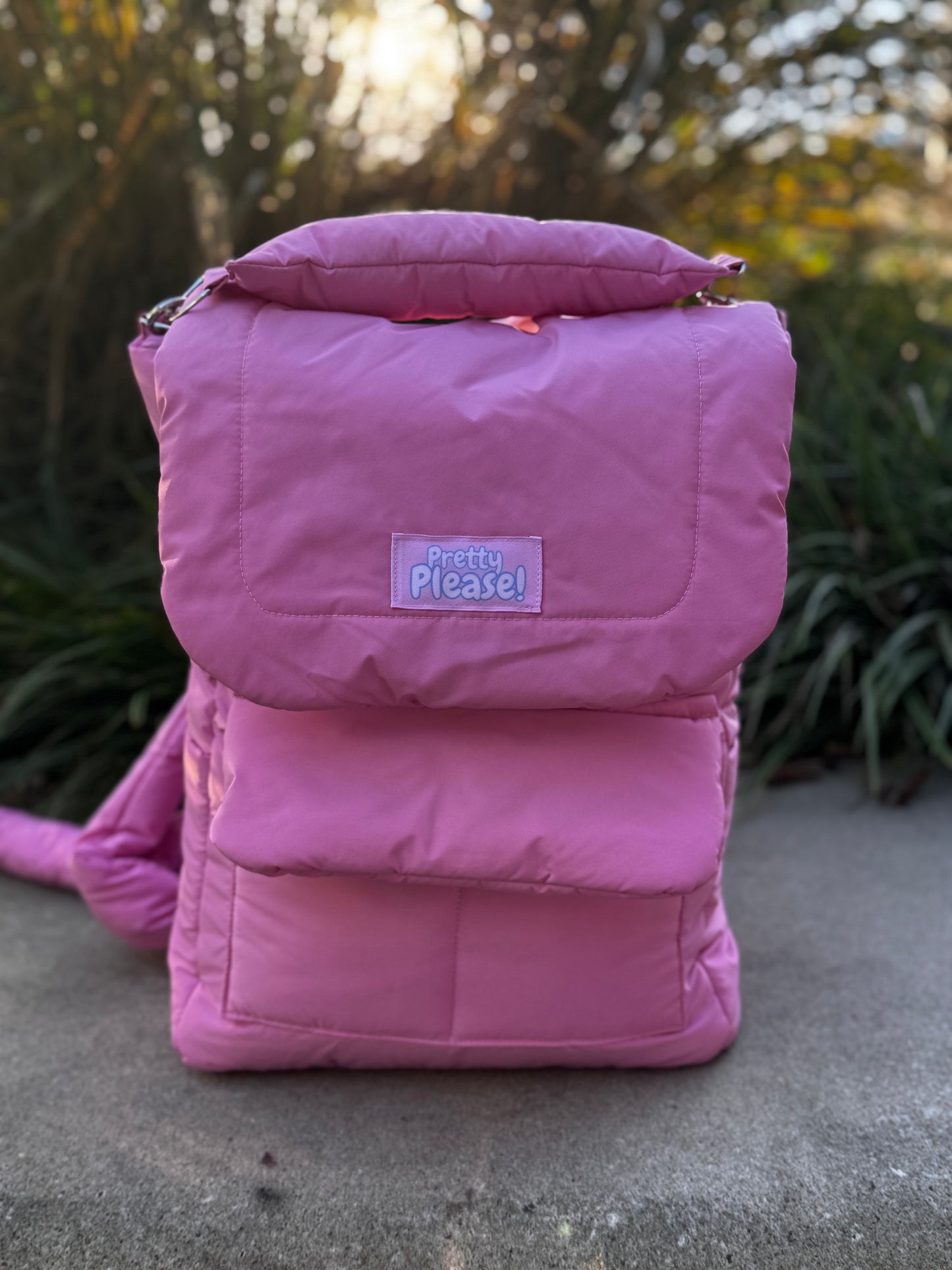 Puffer Pal Backpack Pink