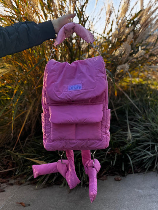 Puffer Pal Backpack Pink