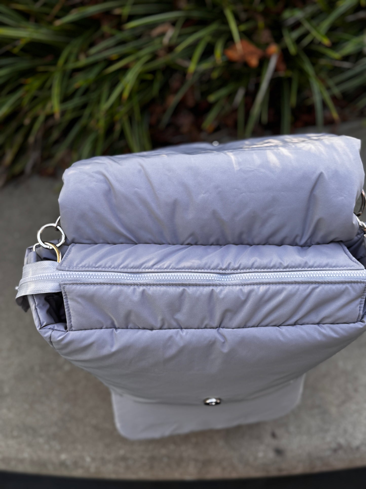 Puffer Pal Backpack Grey