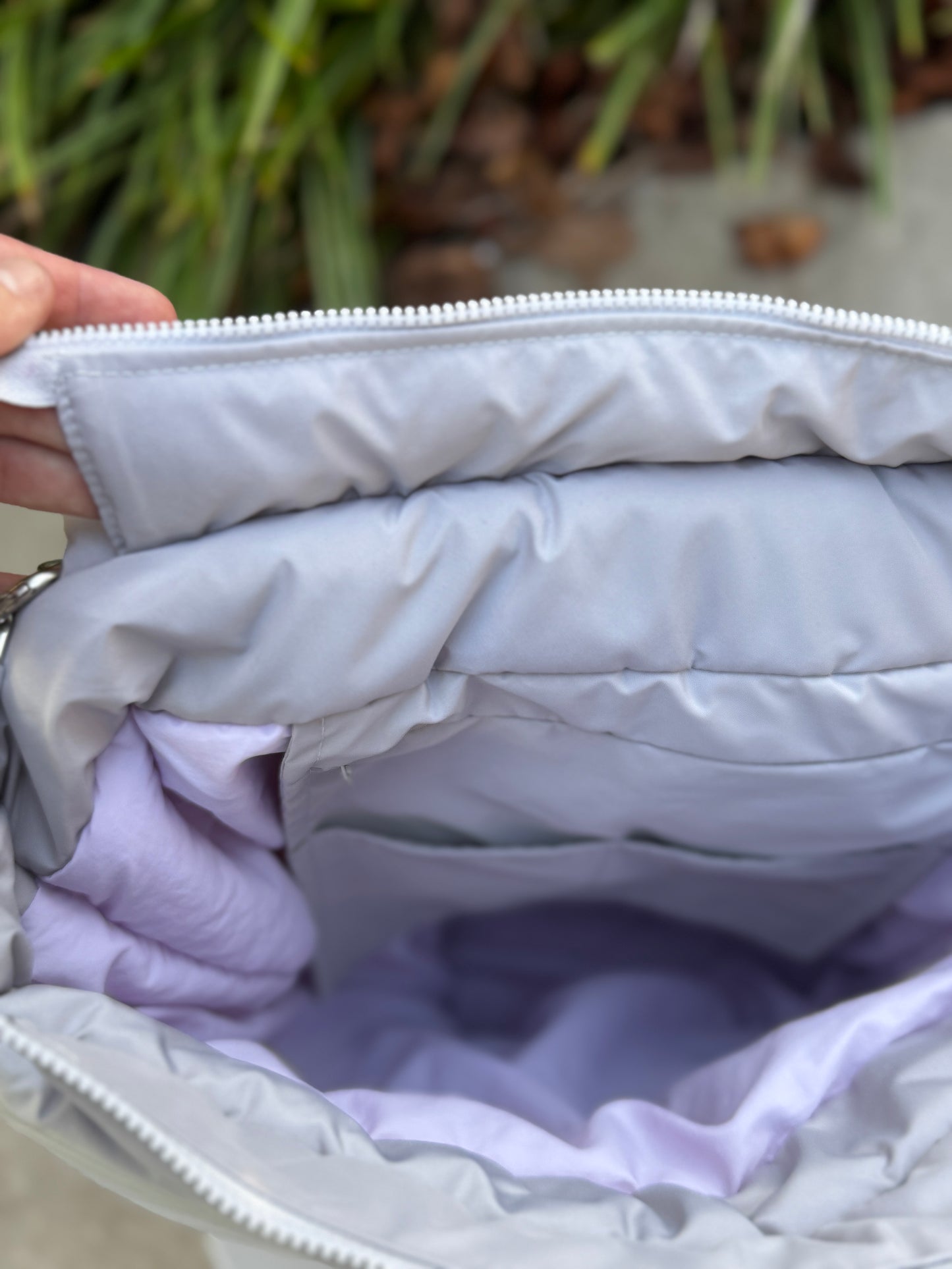 Puffer Pal Backpack Grey