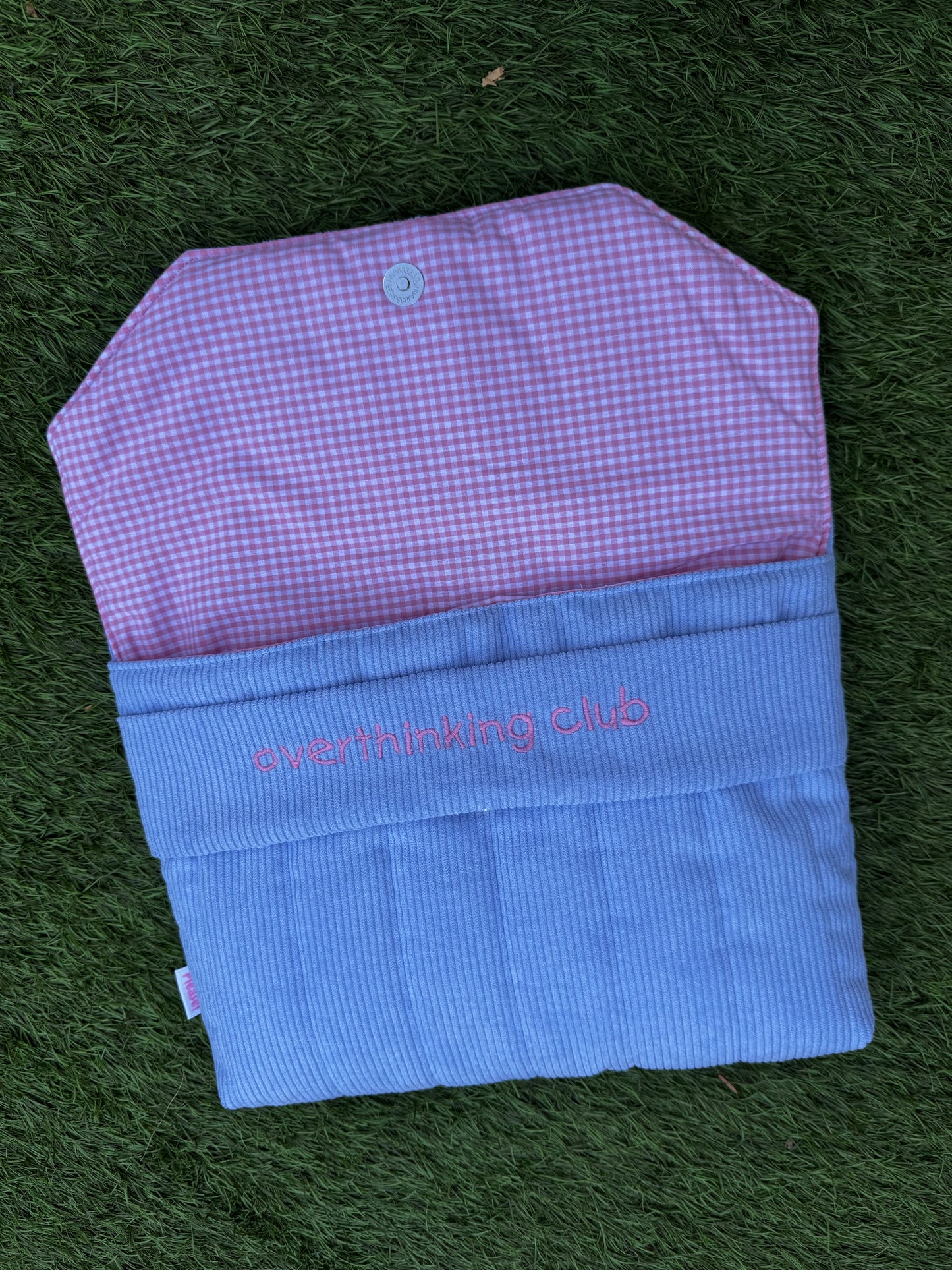 Pillow Case Corduroy Blue