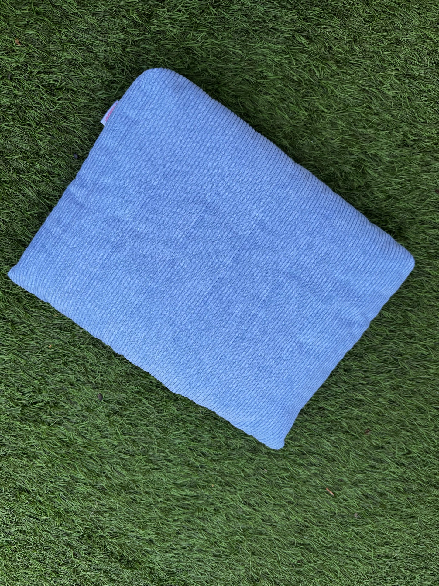 Pillow Case Corduroy Blue